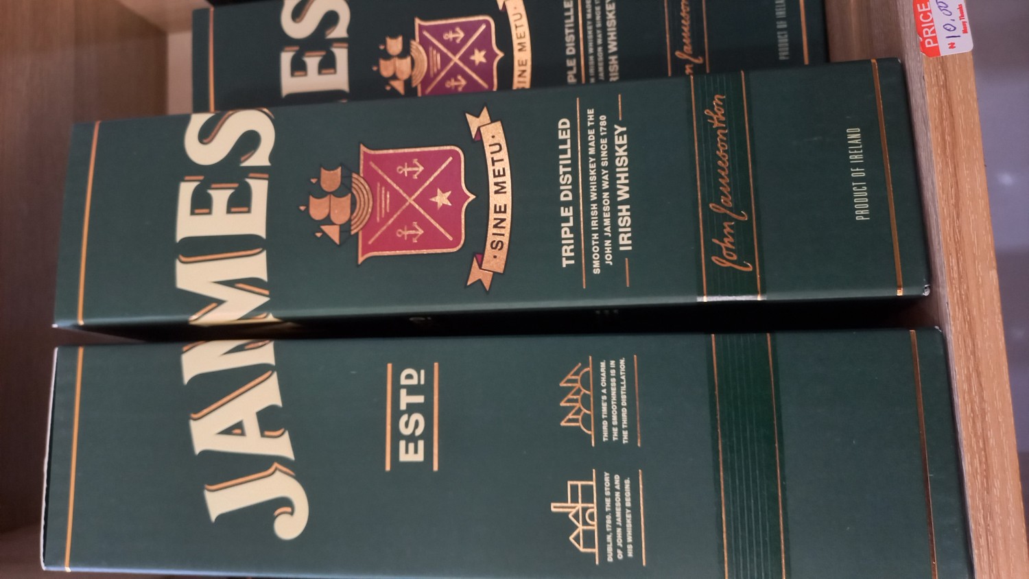 JAMES Irish whiskey